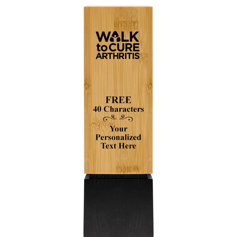 9.5" SUSTAINABLE WOOD TROPHY