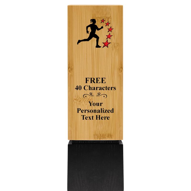 9.5" SUSTAINABLE WOOD TROPHY