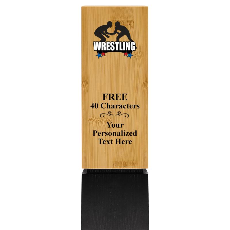 9.5" SUSTAINABLE WOOD TROPHY