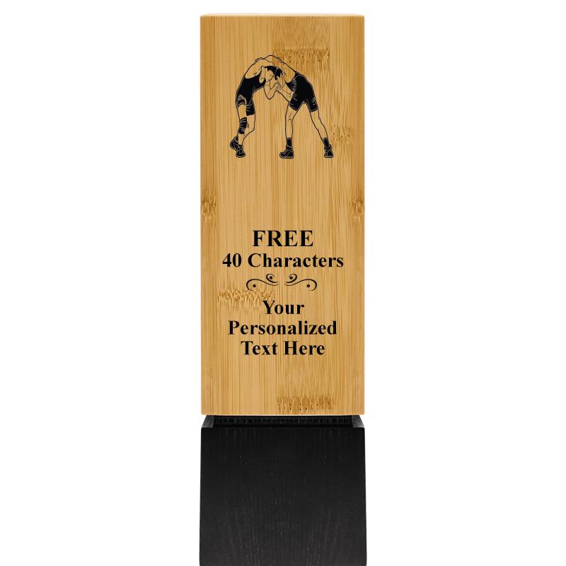 9.5" SUSTAINABLE WOOD TROPHY