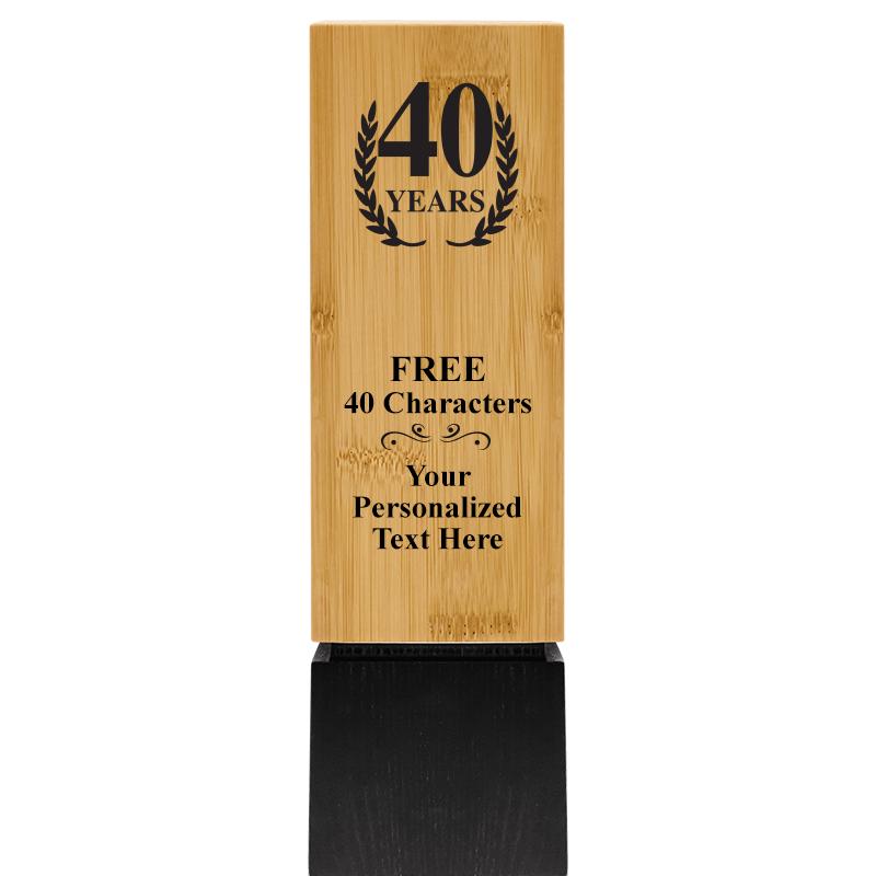 9.5" SUSTAINABLE WOOD TROPHY