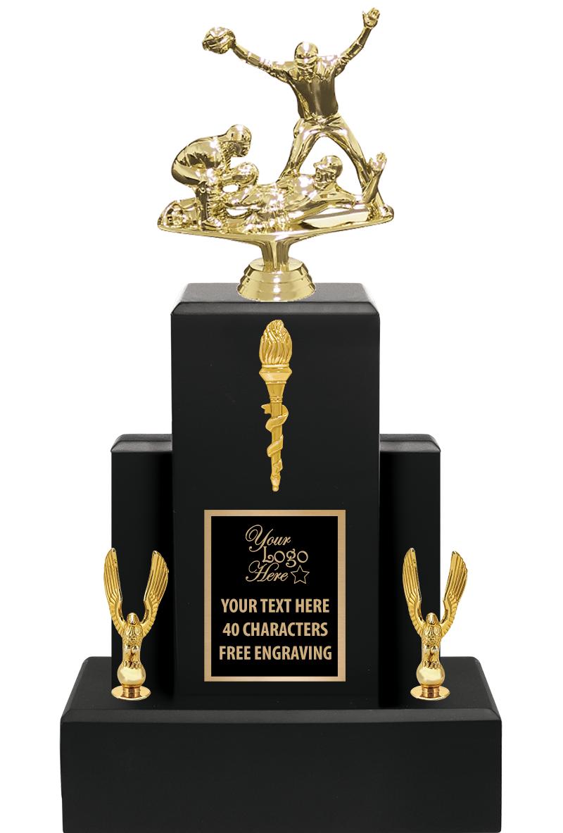 15.75" BLACK WOOD TROPHY