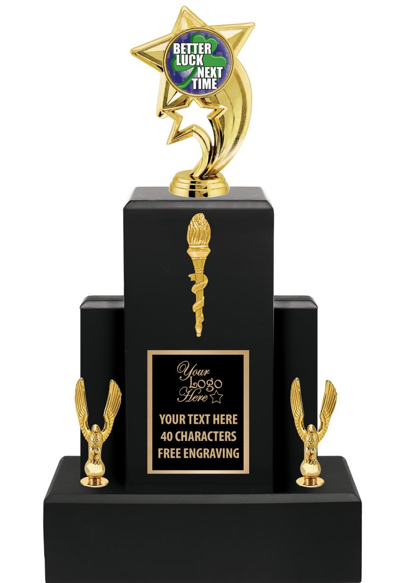 15.75" BLACK WOOD TROPHY