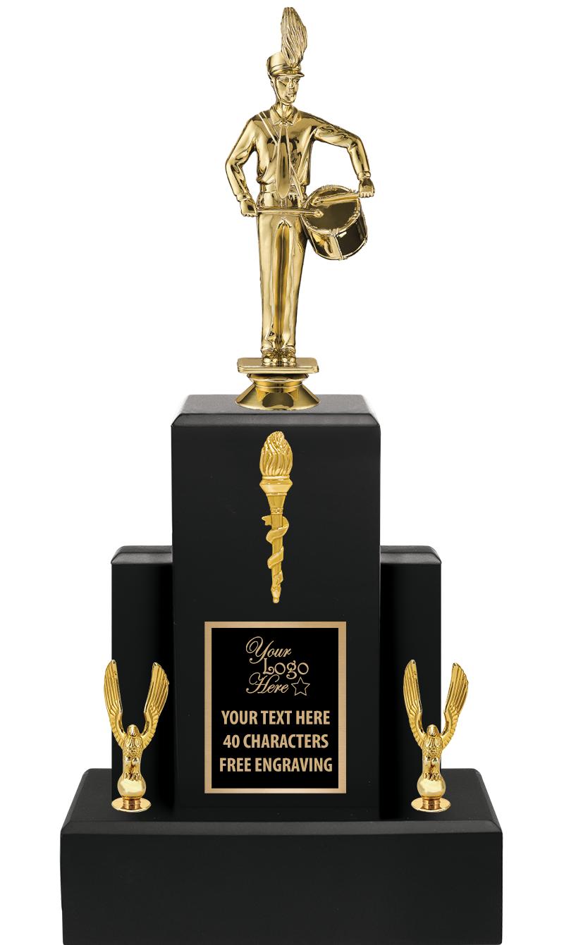 15.75" BLACK WOOD TROPHY