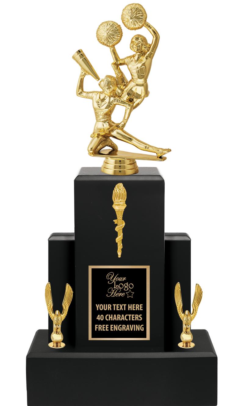 15.75" BLACK WOOD TROPHY