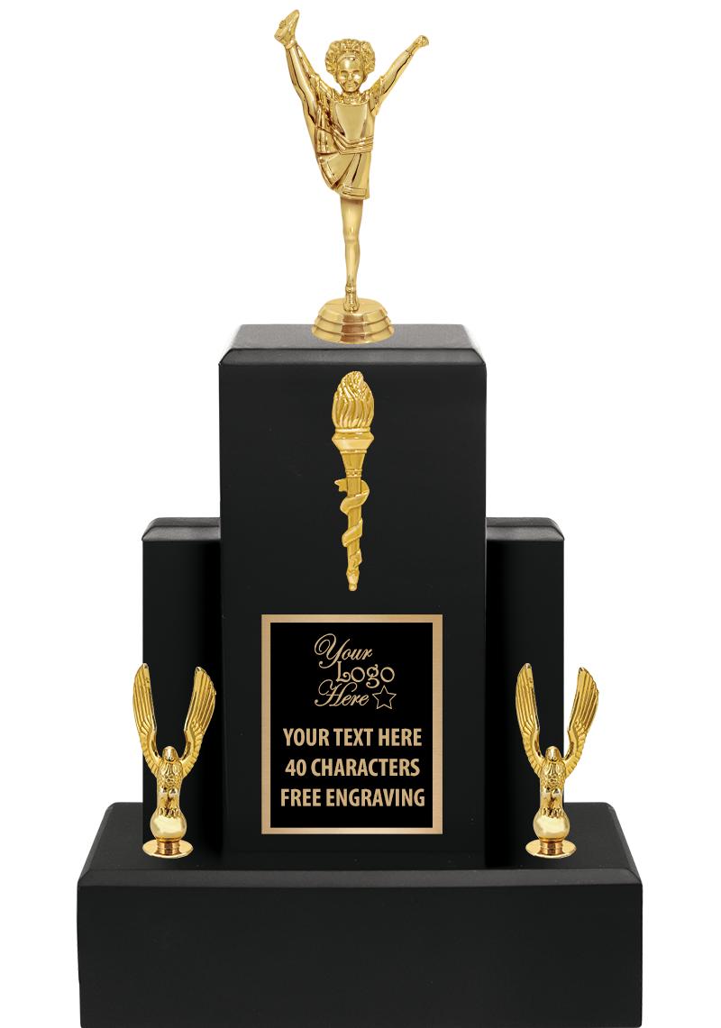 15.75" BLACK WOOD TROPHY