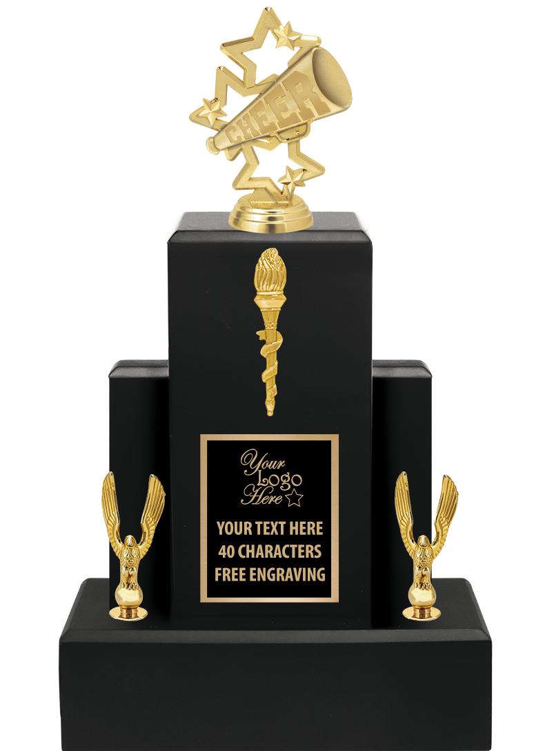 15.75" BLACK WOOD TROPHY