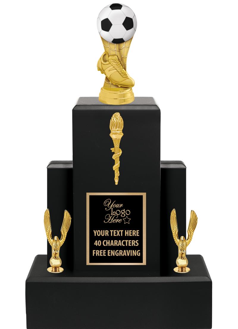 15.75" BLACK WOOD TROPHY