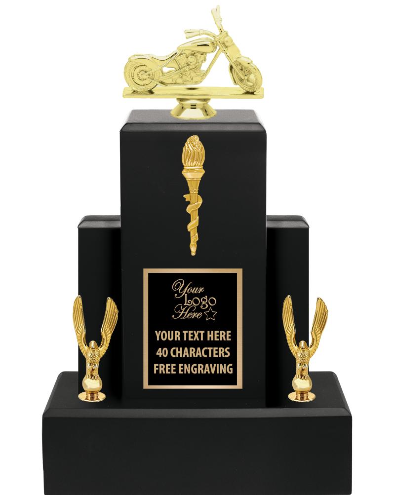 15.75" BLACK WOOD TROPHY