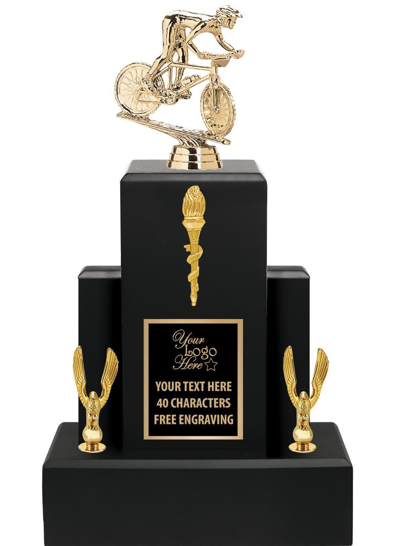 15.75" BLACK WOOD TROPHY