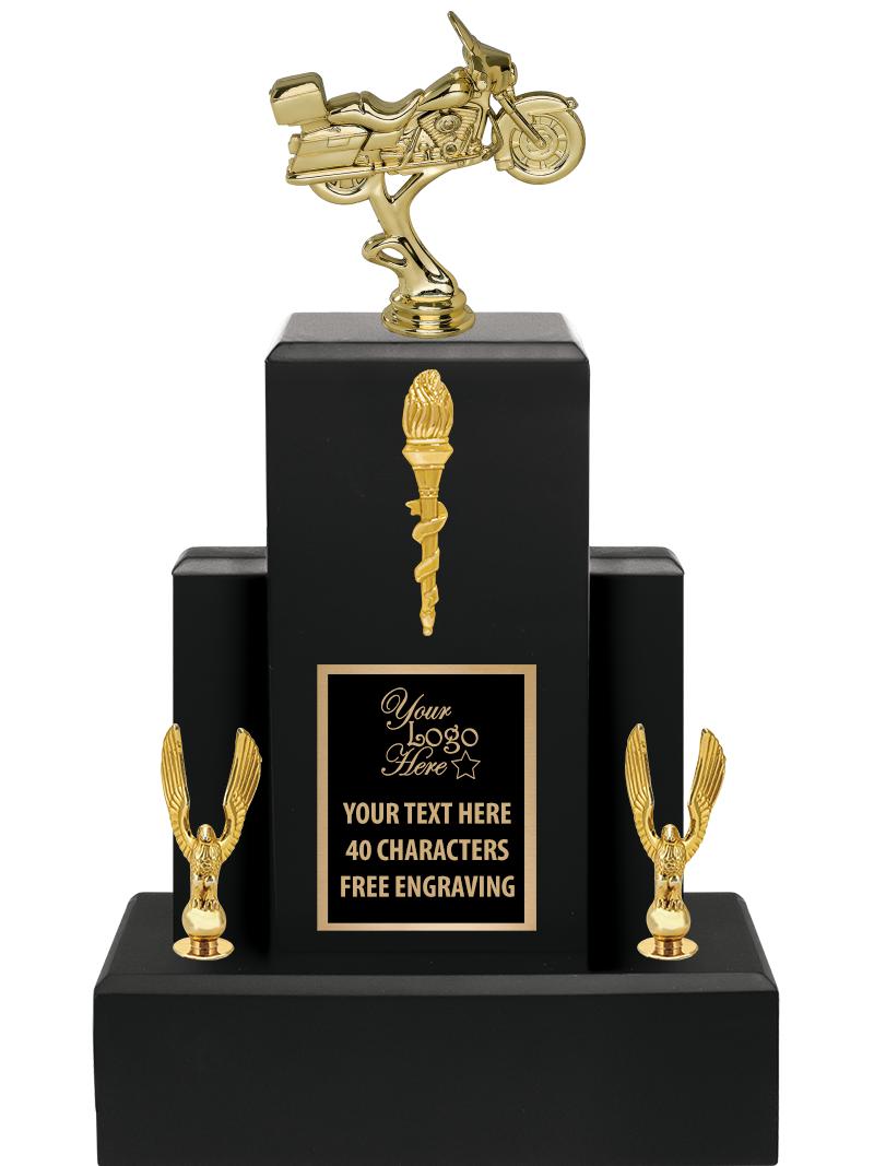 15.75" BLACK WOOD TROPHY