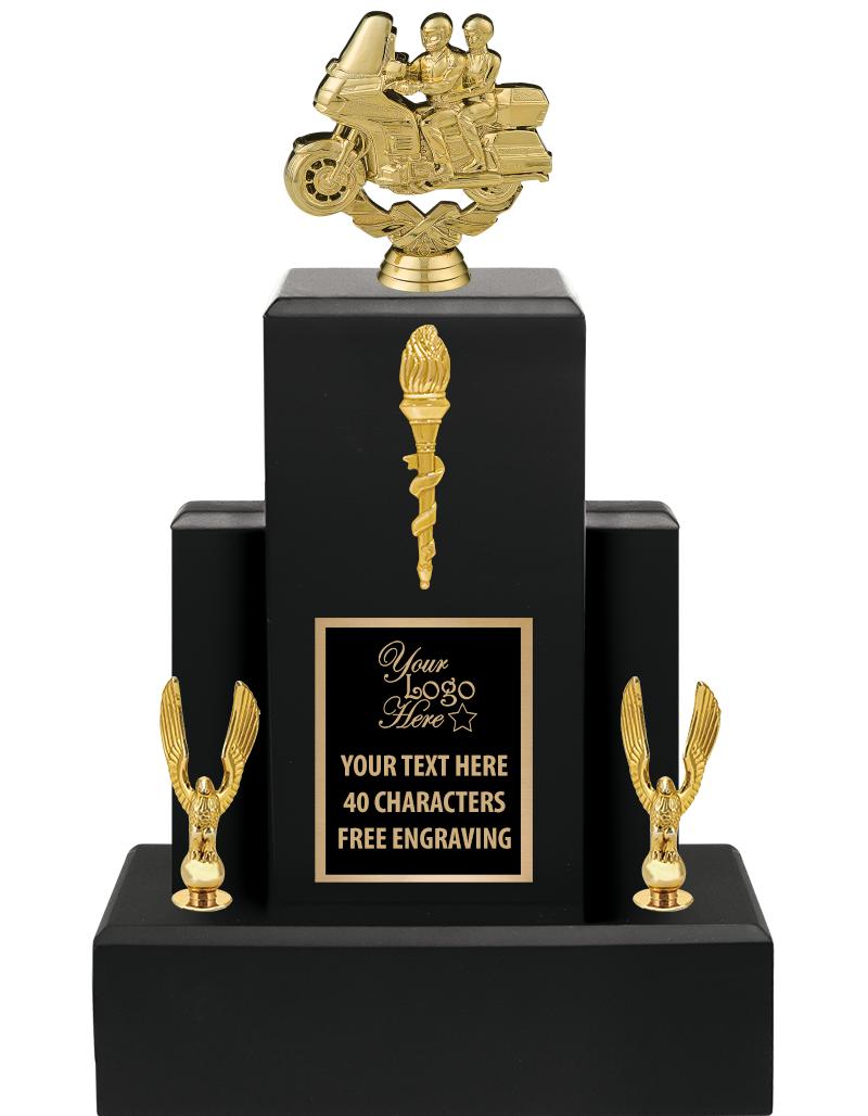 15.75" BLACK WOOD TROPHY