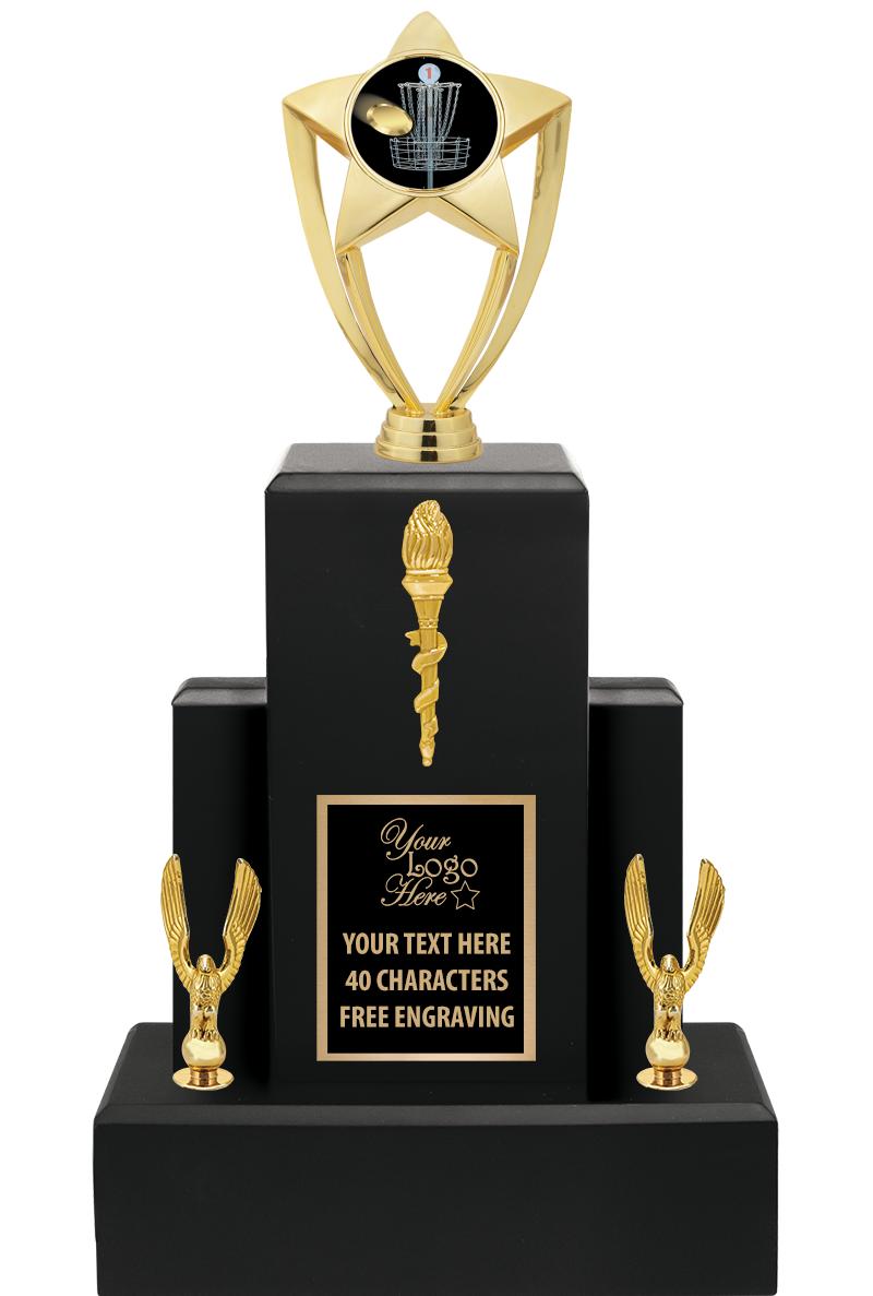 15.75" BLACK WOOD TROPHY