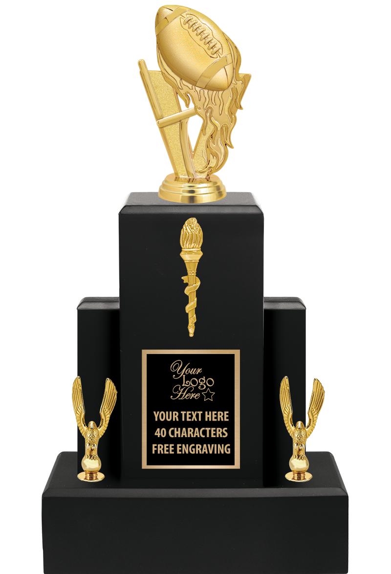 15.75" BLACK WOOD TROPHY