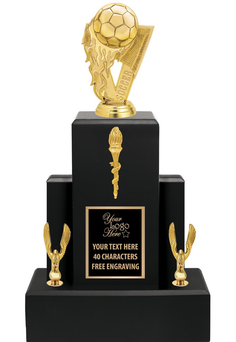 15.75" BLACK WOOD TROPHY