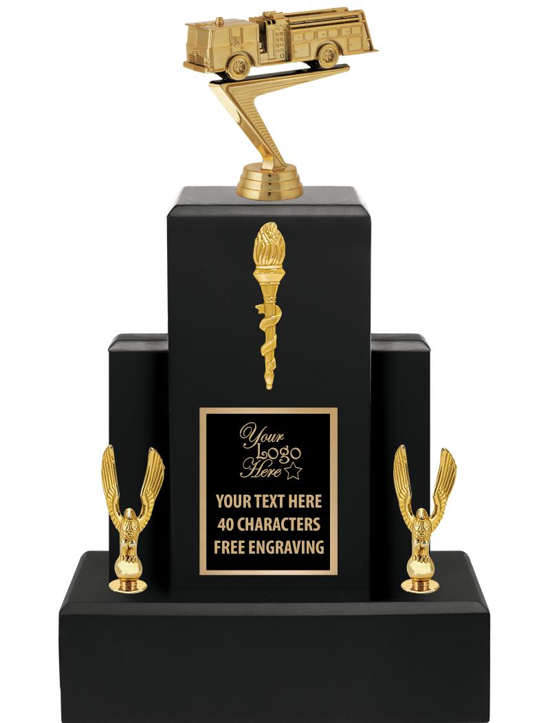 15.75" BLACK WOOD TROPHY