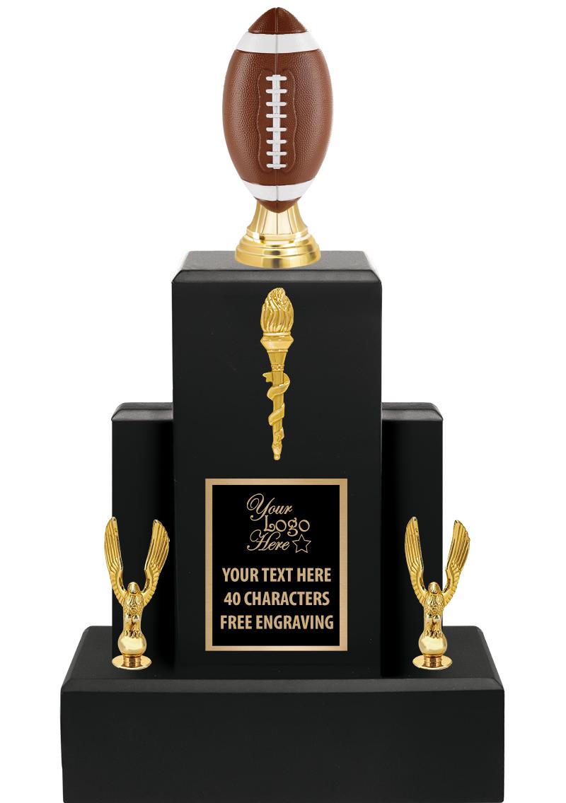 15.75" BLACK WOOD TROPHY