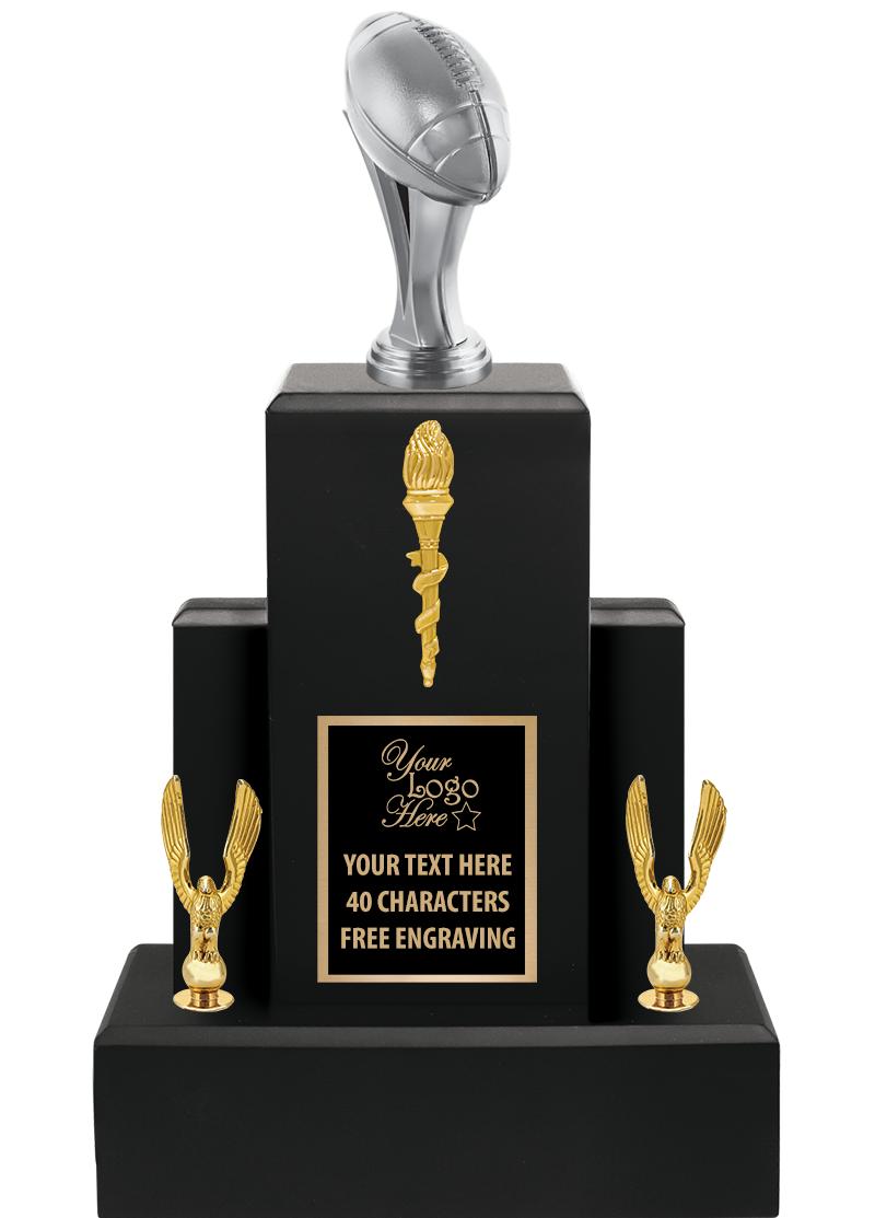 15.75" BLACK WOOD TROPHY