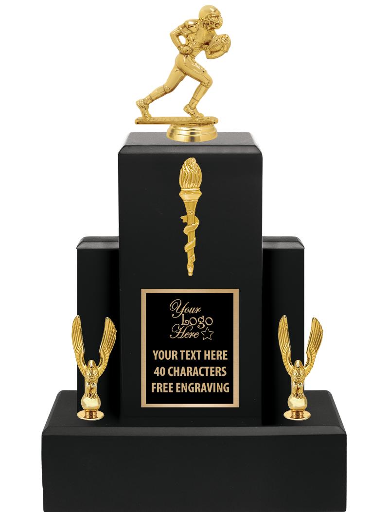 15.75" BLACK WOOD TROPHY