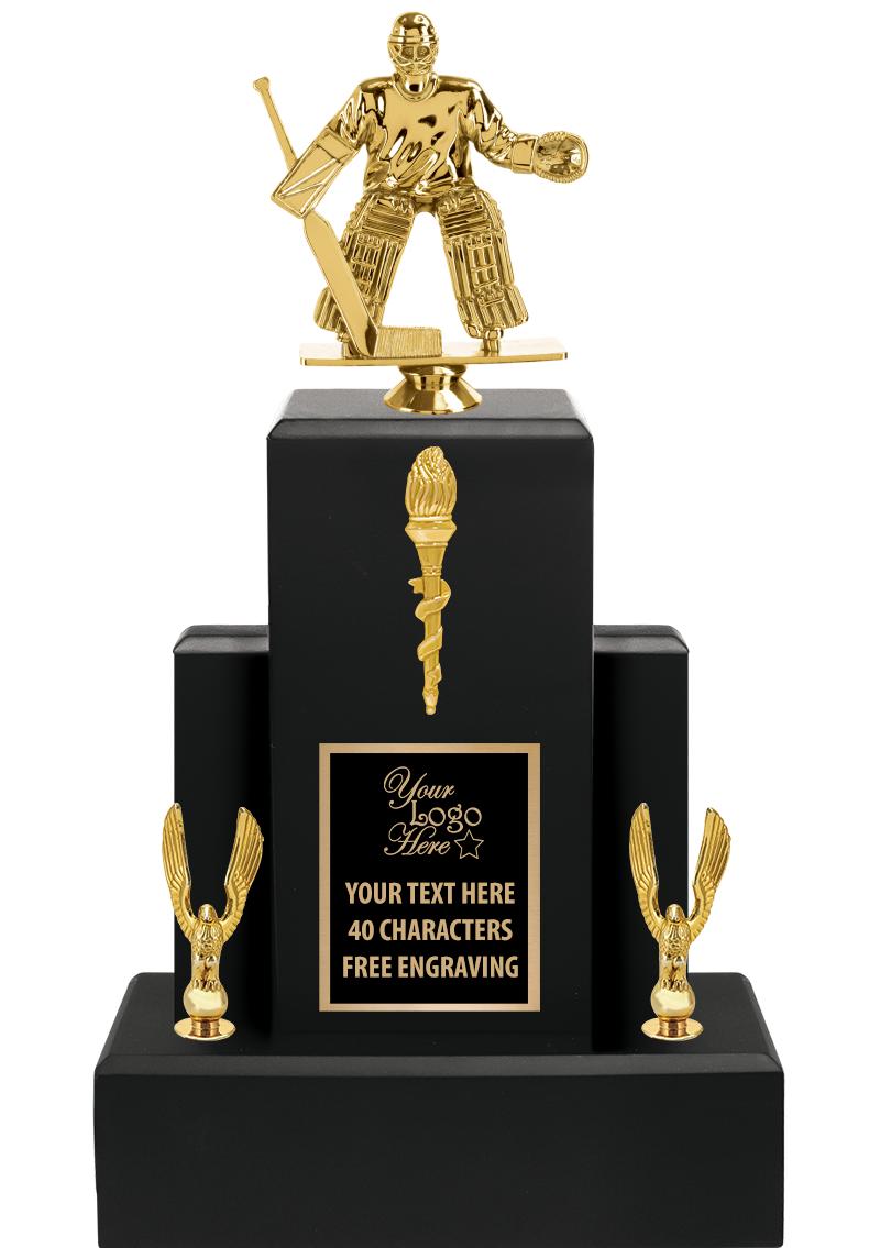 15.75" BLACK WOOD TROPHY