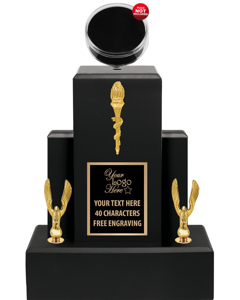 15.75" BLACK WOOD TROPHY