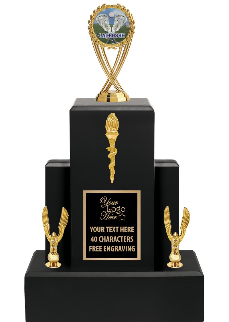 15.75" BLACK WOOD TROPHY