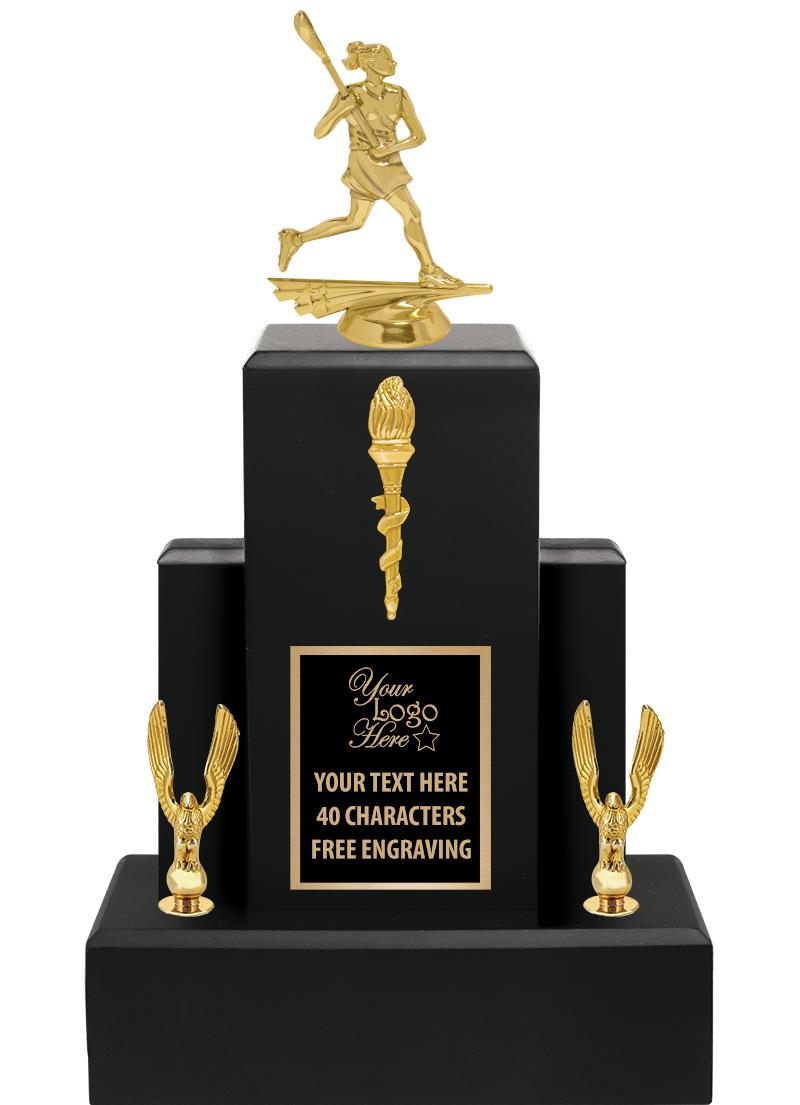 15.75" BLACK WOOD TROPHY