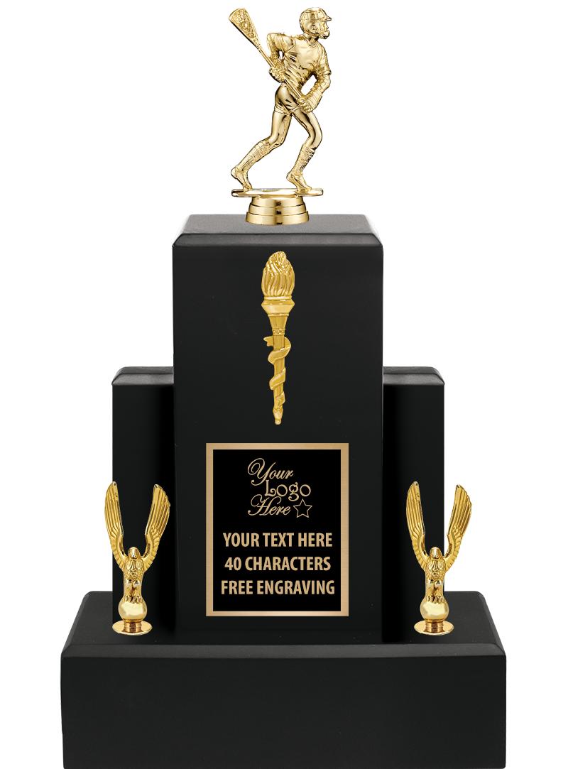 15.75" BLACK WOOD TROPHY