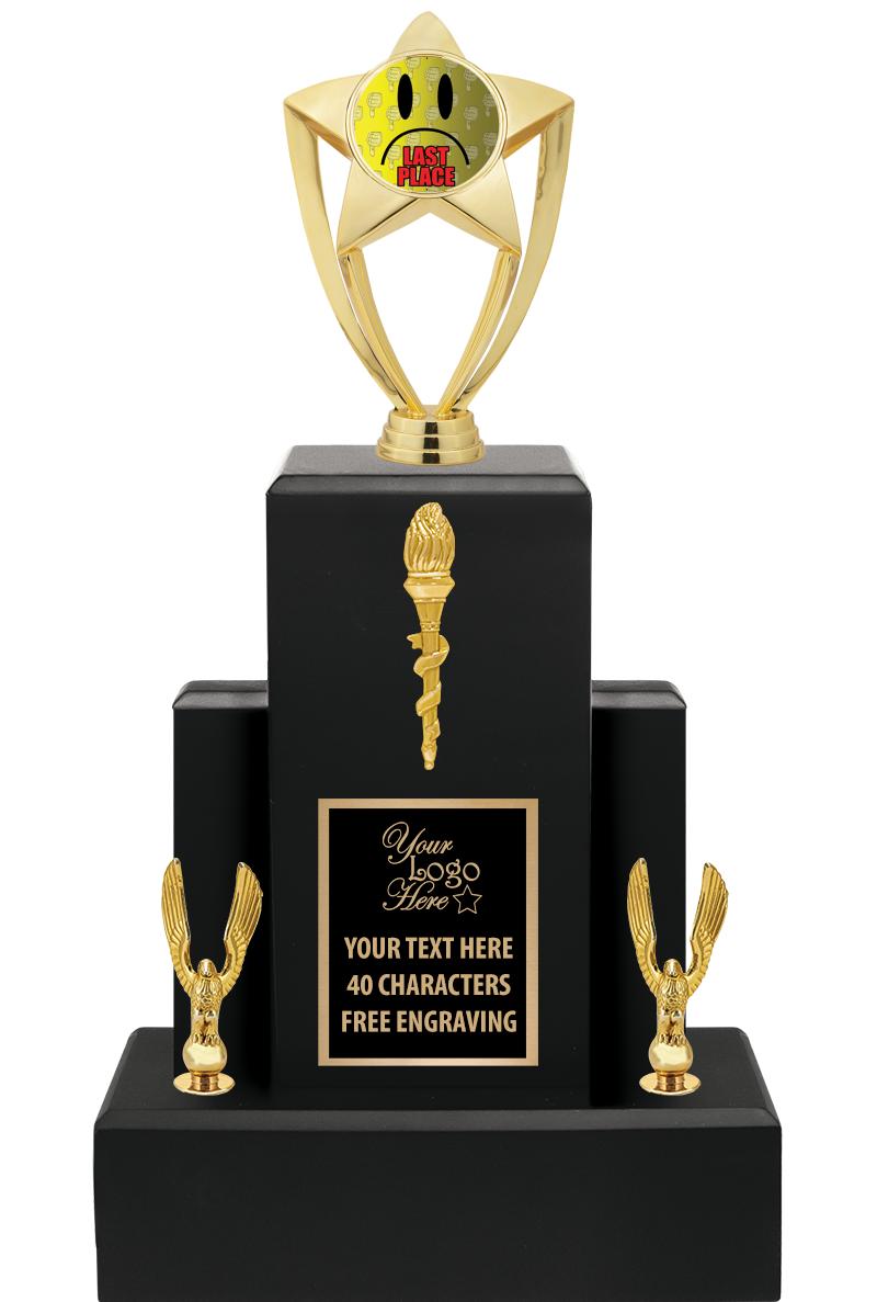 15.75" BLACK WOOD TROPHY