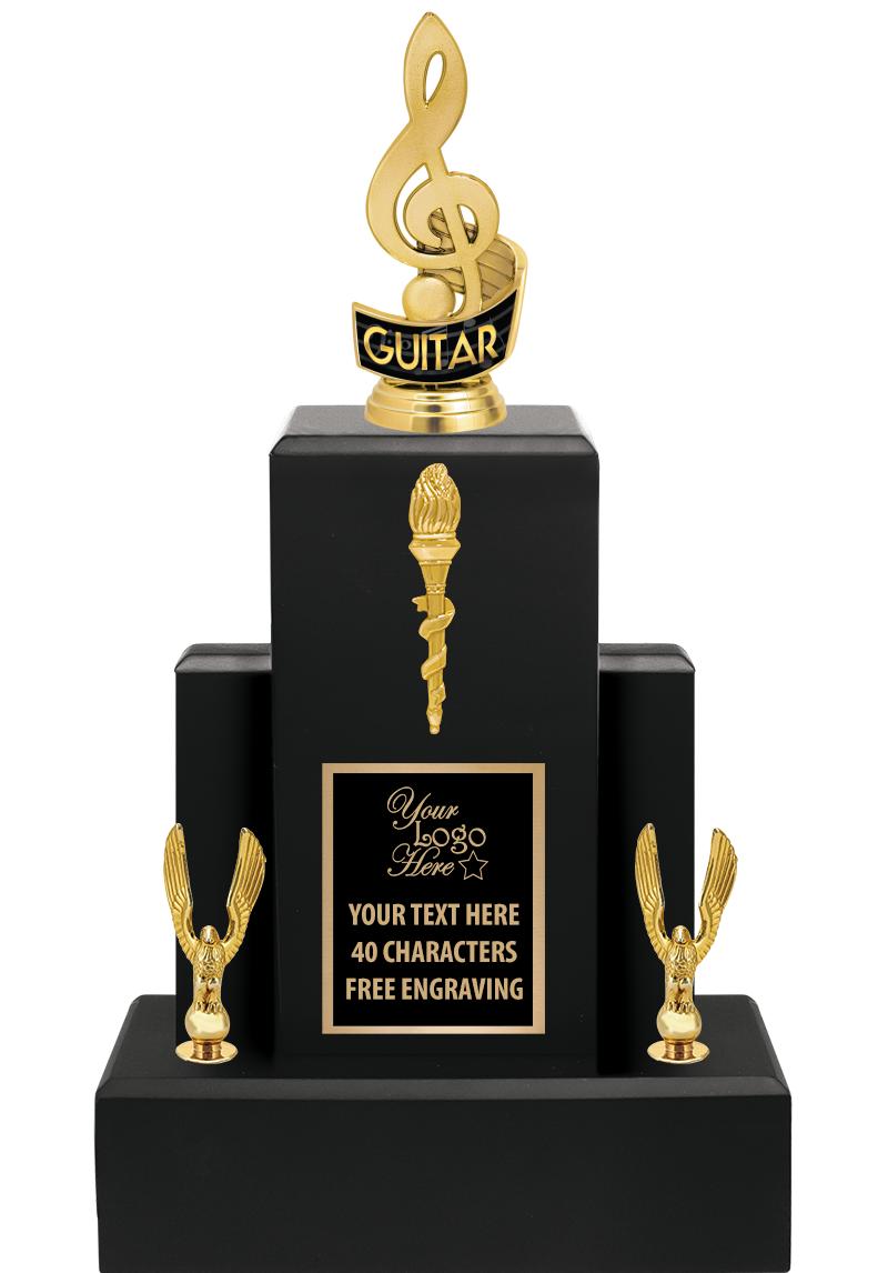 15.75" BLACK WOOD TROPHY