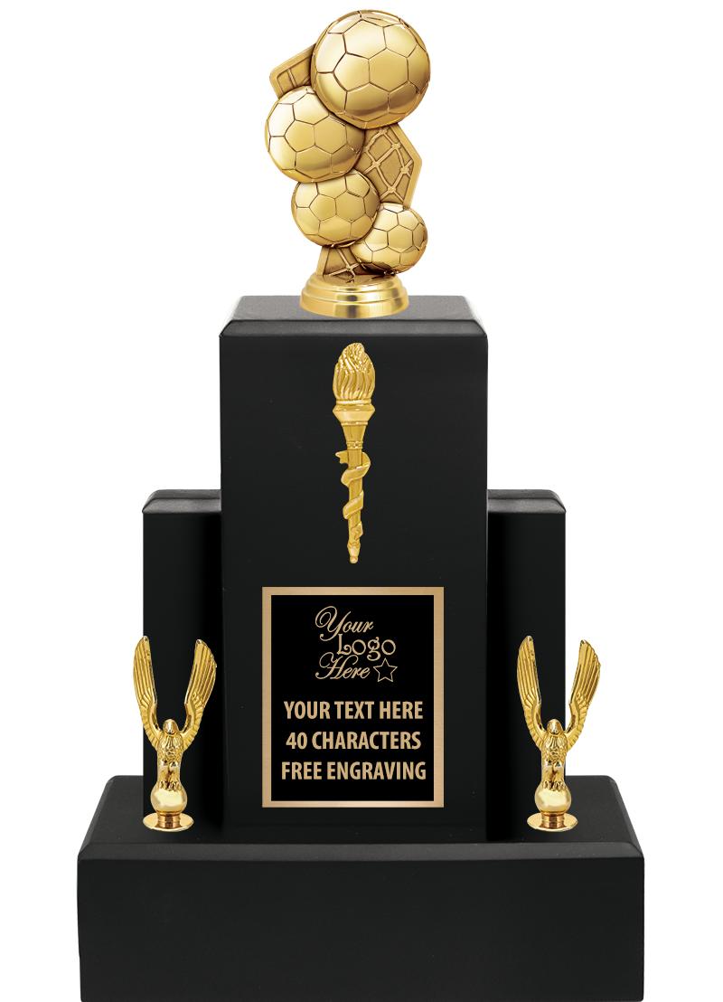 15.75" BLACK WOOD TROPHY