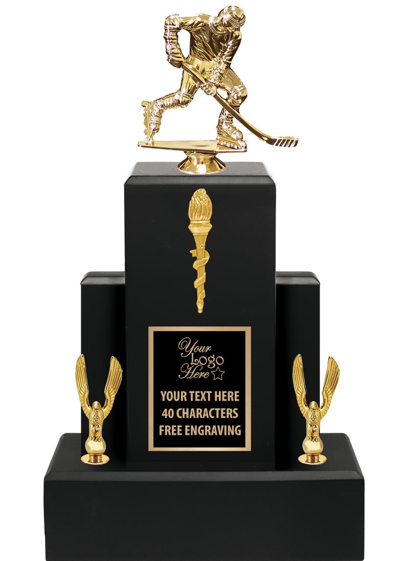 15.75" BLACK WOOD TROPHY