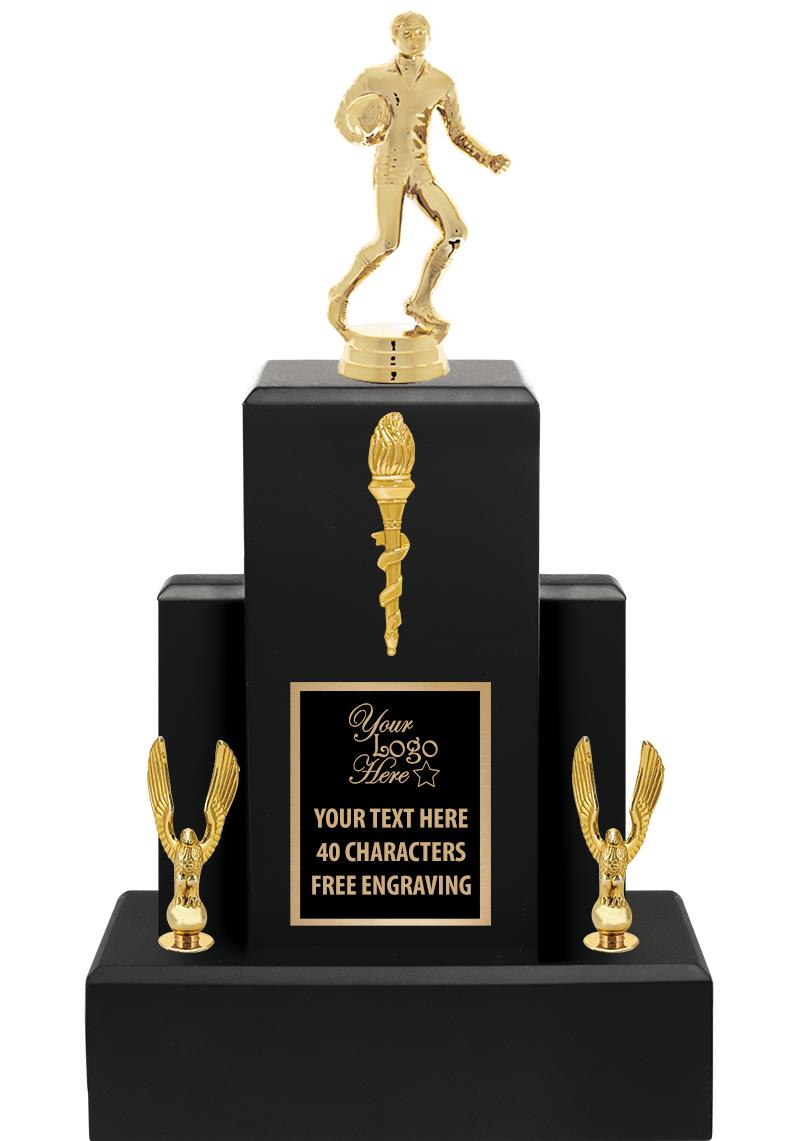 15.75" BLACK WOOD TROPHY