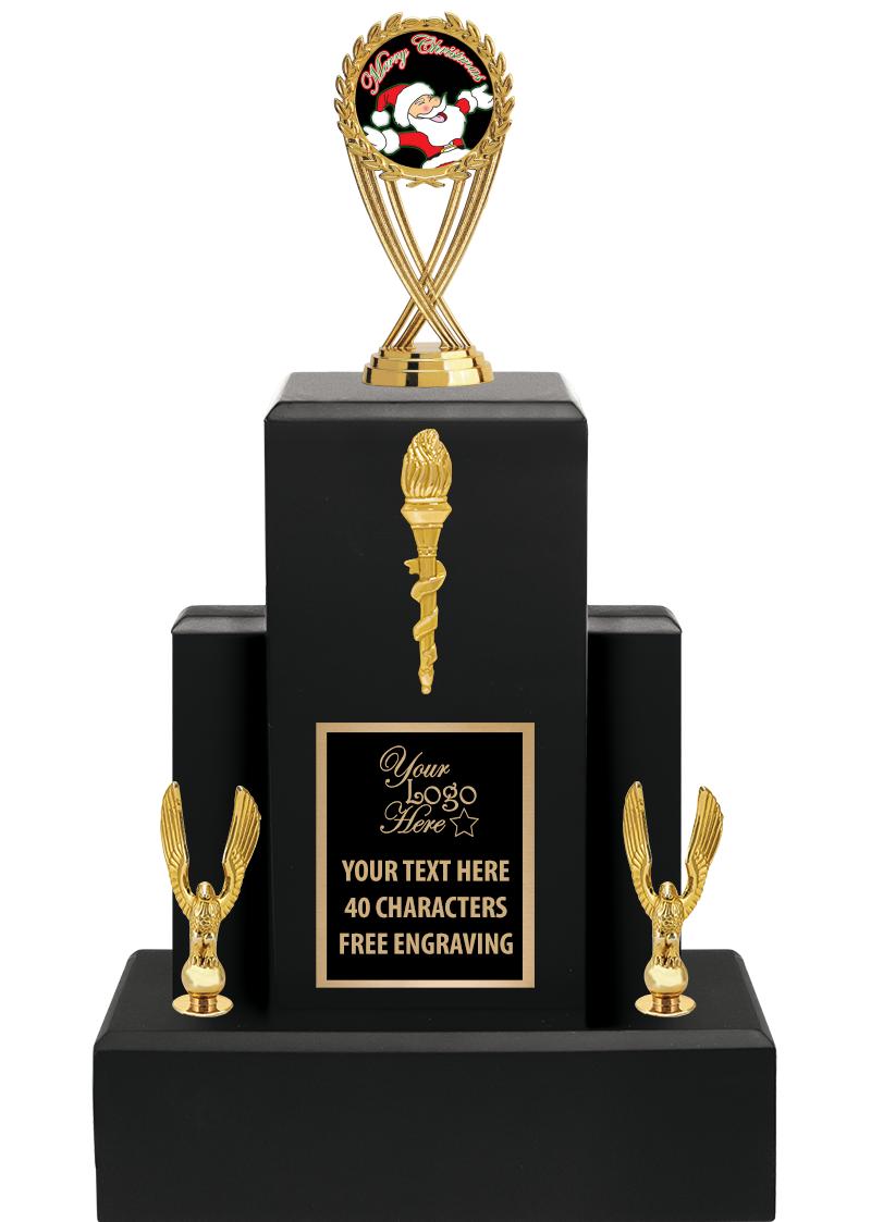 15.75" BLACK WOOD TROPHY