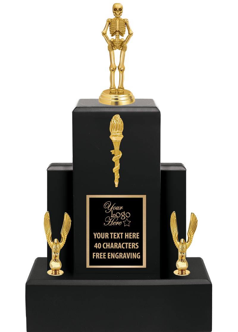 15.75" BLACK WOOD TROPHY