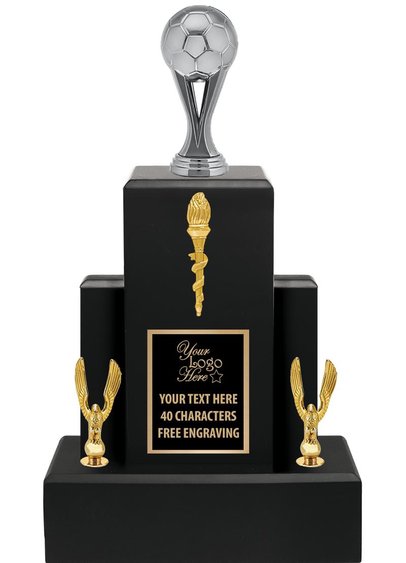 15.75" BLACK WOOD TROPHY