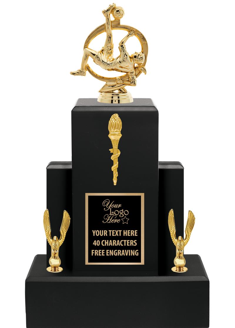 15.75" BLACK WOOD TROPHY