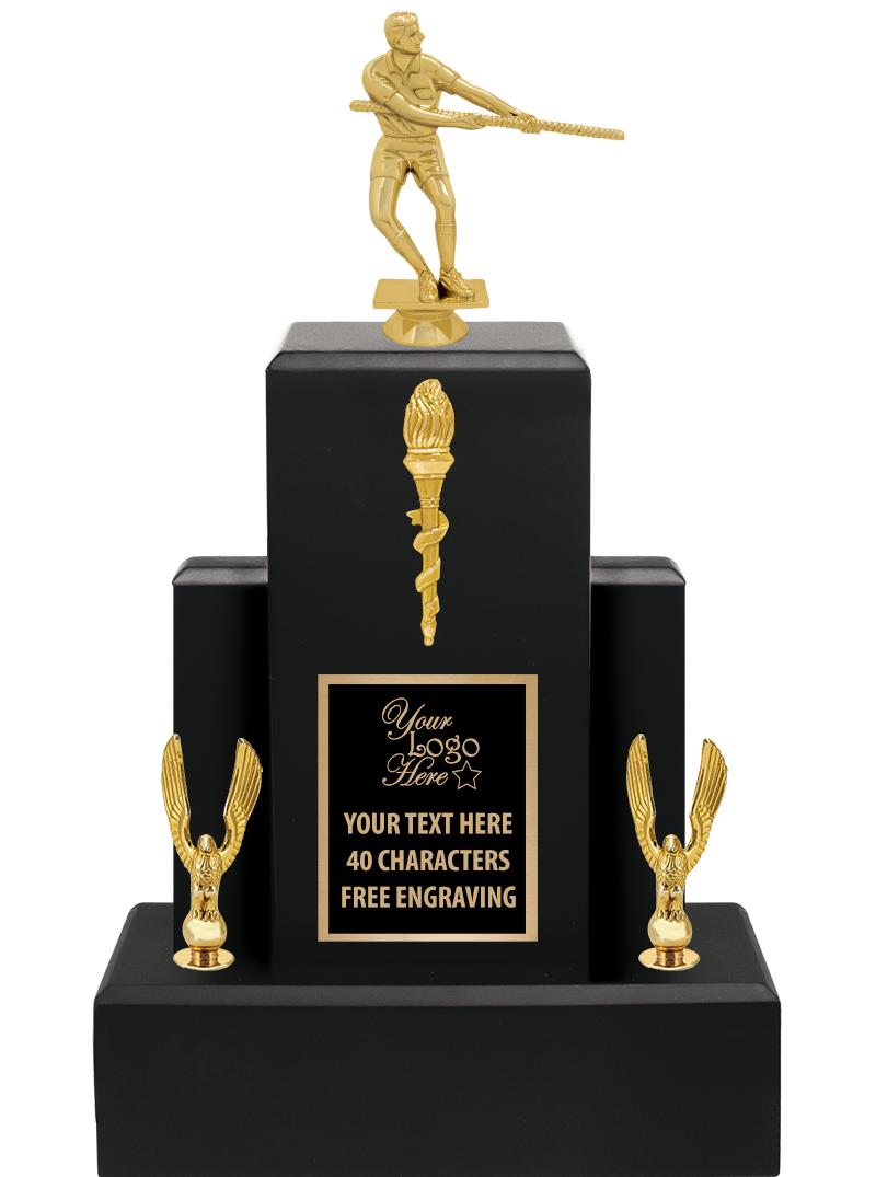 15.75" BLACK WOOD TROPHY