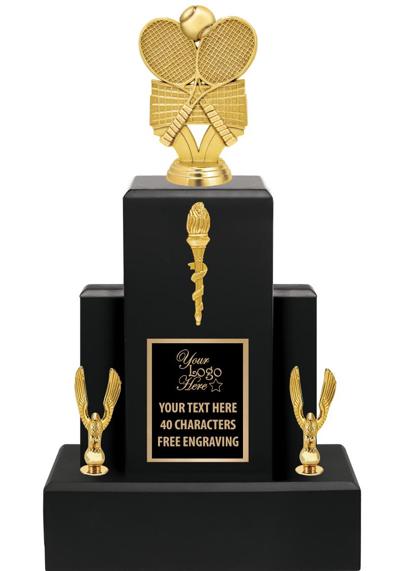 15.75" BLACK WOOD TROPHY