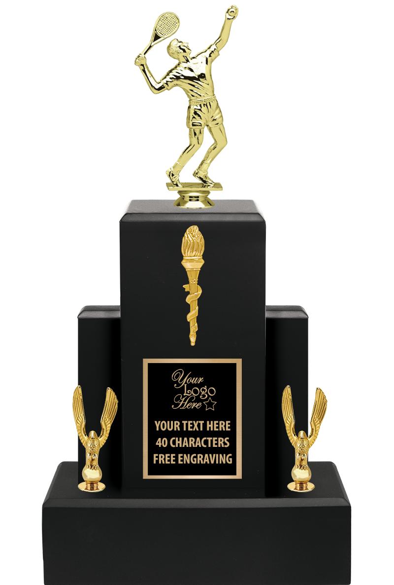 15.75" BLACK WOOD TROPHY