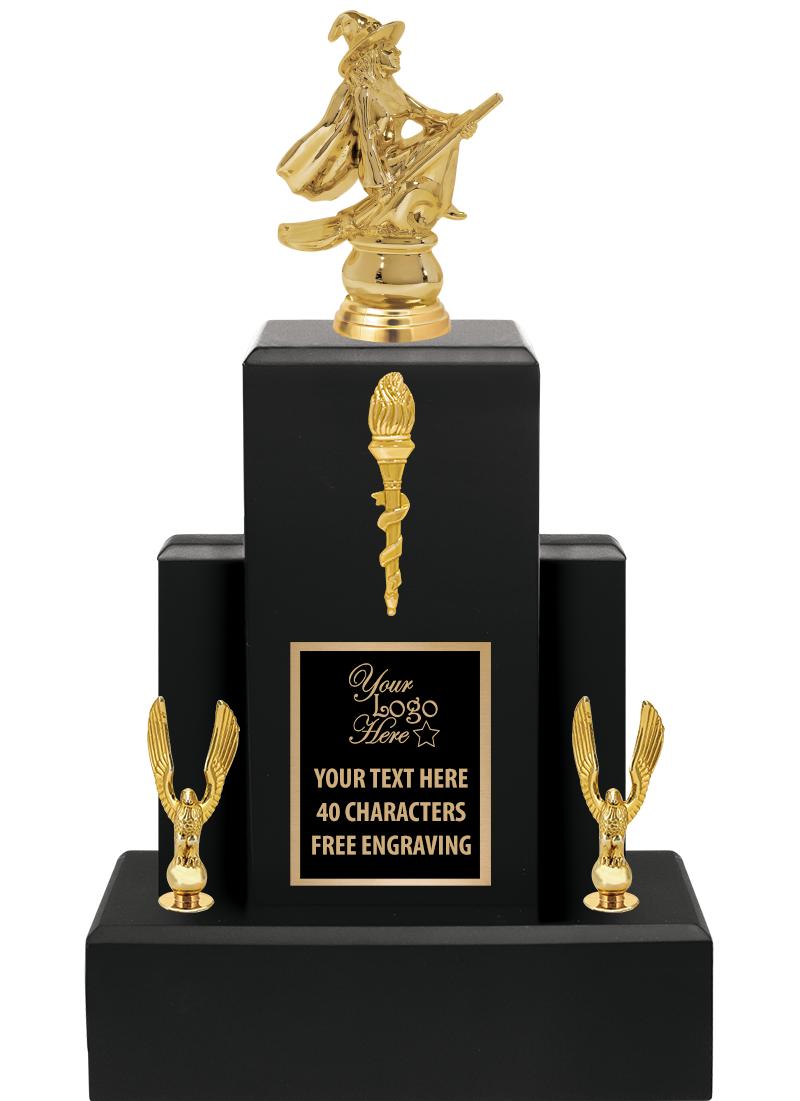 15.75" BLACK WOOD TROPHY