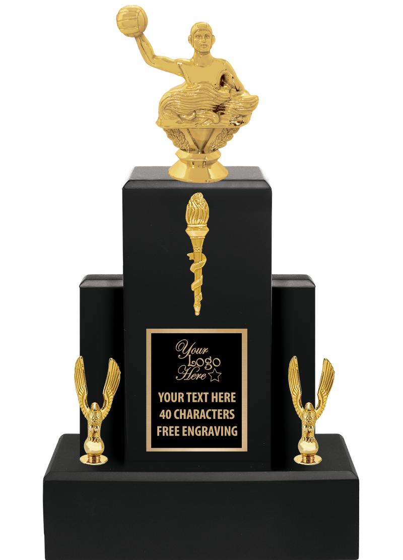 15.75" BLACK WOOD TROPHY