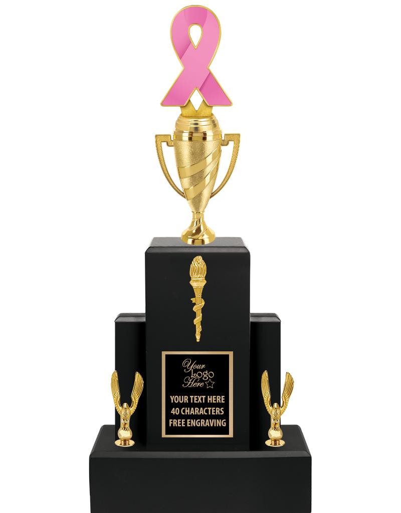 20.75" BLACK WOOD TRP/GOLD CUP