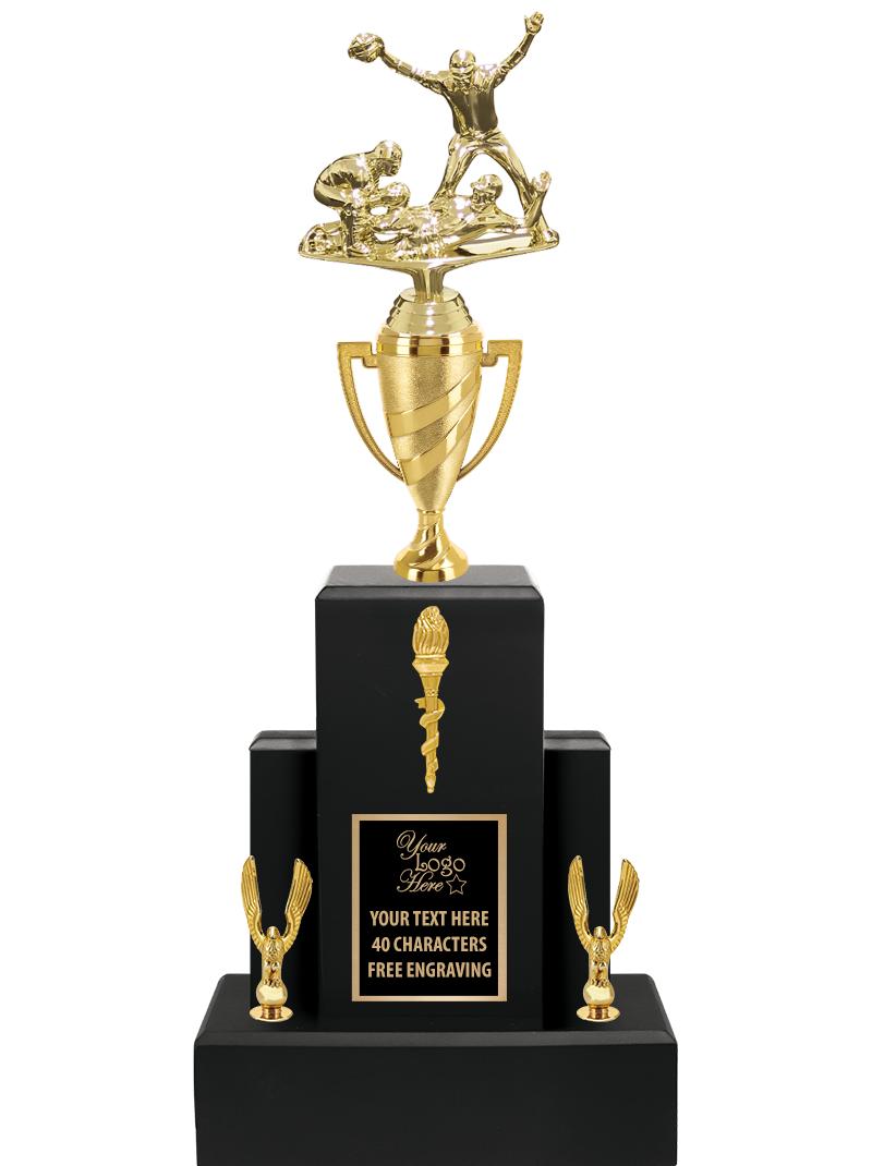 20.75" BLACK WOOD TRP/GOLD CUP