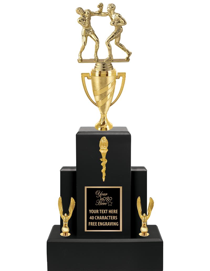 20.75" BLACK WOOD TRP/GOLD CUP