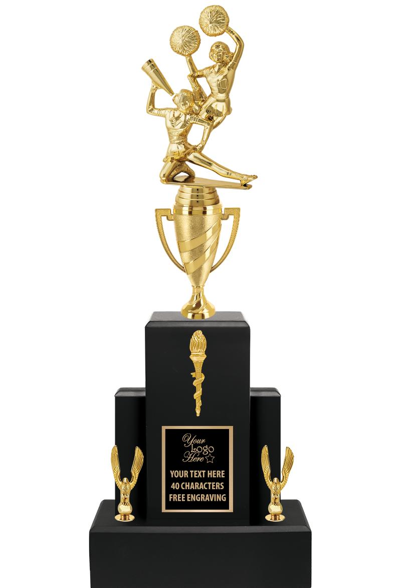 20.75" BLACK WOOD TRP/GOLD CUP