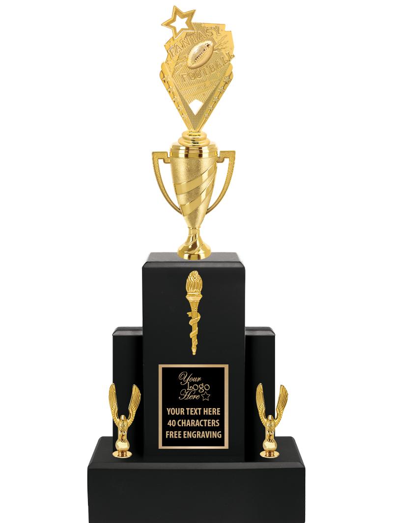 20.75" BLACK WOOD TRP/GOLD CUP