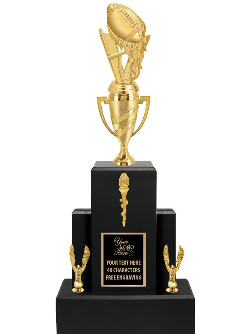 20.75" BLACK WOOD TRP/GOLD CUP