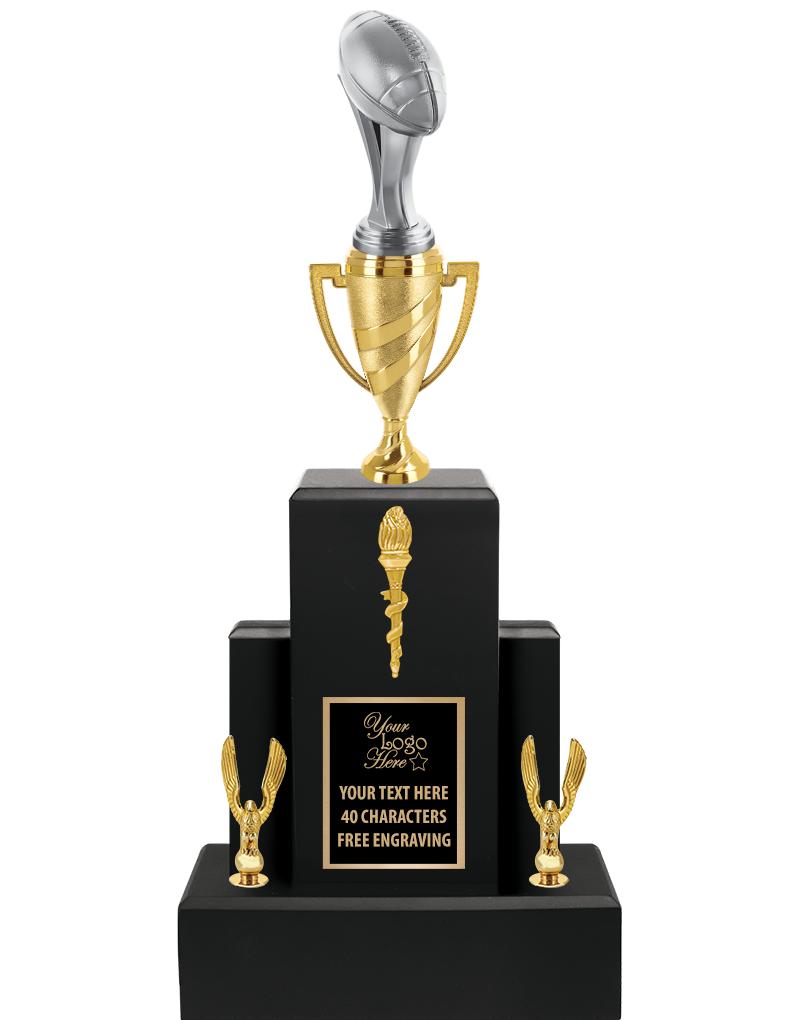 20.75" BLACK WOOD TRP/GOLD CUP