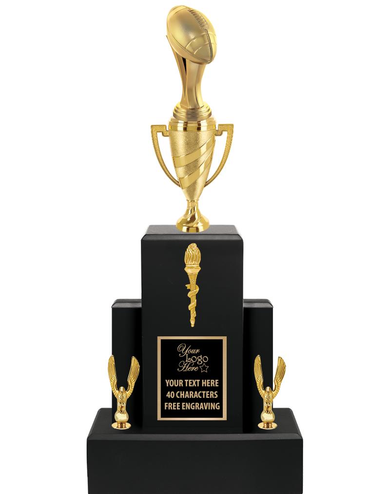 20.75" BLACK WOOD TRP/GOLD CUP